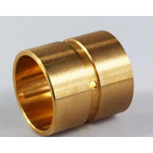 oil sintered copper bearing/split flange oilless wrapped brass bush/cast bronze sleeve, slide bimetal bronze steel bushing